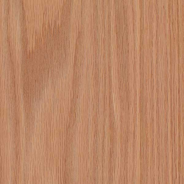 A sample of red oak wood