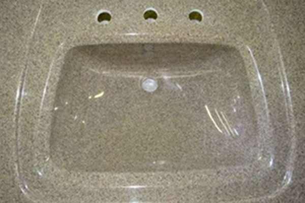 Royal Square Bowl - Cultured marble or granite sink style